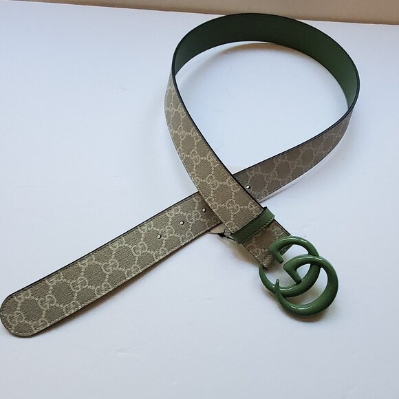 NWT Gucci GG Marmont GG print wide belt - size 85-34 - Picture 4 of 7